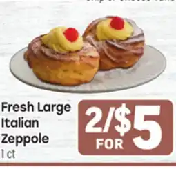 Tony’s Fresh Market Fresh Large Italian Zeppole offer