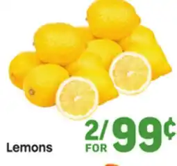 Tony’s Fresh Market Lemons offer