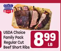 Tony’s Fresh Market USDA Choice Family Pack Regular Cut Beef Short Ribs offer