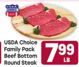 Tony’s Fresh Market USDA Choice Family Pack Beef Bottom Round Steak offer