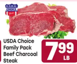 Tony’s Fresh Market USDA Choice Family Pack Beef Charcoal Steak offer