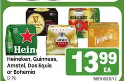 Tony’s Fresh Market Heineken, Guinness, Amstel, Dos Equis or Bohemia offer