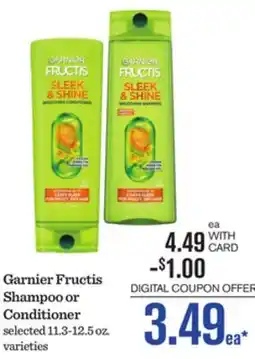 Mariano's Garnier Fructis Shampoo or Conditioner offer