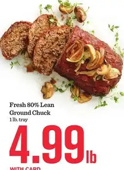 Mariano's Fresh 80% Lean Ground Chuck offer