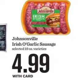 Mariano's Johnsonville Irish O'Garlic Sausage offer