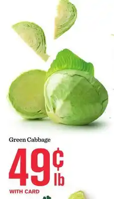 Mariano's Green Cabbage offer