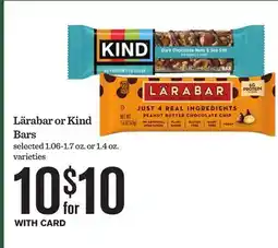Mariano's Lärabar or Kind Bars offer
