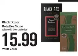 Mariano's Black Box or Bota Box Wine offer