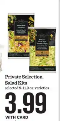 Mariano's Private Selection Salad Kits offer