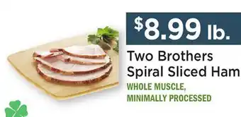 Heinen's Two Brothers Spiral Sliced Ham offer