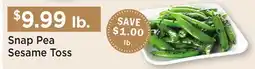 Heinen's Snap Pea Sesame Toss offer
