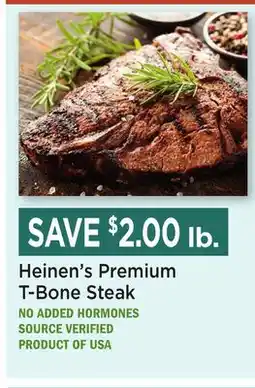 Heinen's Heinen's Premium T-Bone Steak offer