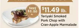 Heinen's Teriyaki Smoked Pork Chop with Cran-Apple Marmalade offer