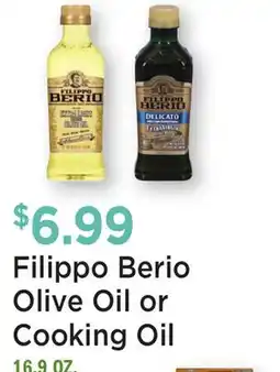 Heinen's Filippo Berio Olive Oil or Cooking Oil offer