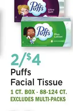 Heinen's Puffs Facial Tissue offer