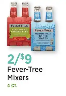 Heinen's Fever-Tree Mixers offer