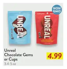 Fresh Thyme Unreal Chocolate Gems or Cups offer