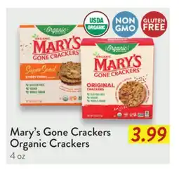 Fresh Thyme Mary's Gone Crackers Organic Crackers offer