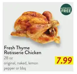 Fresh Thyme Fresh Thyme Rotisserie Chicken offer