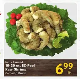 Rio Valley Market India Farmed 16-20 ct. EZ-Peel Raw Shrimp offer