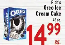 Rio Valley Market Rich's Oreo Ice Cream Cake offer