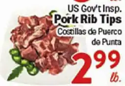 Rio Valley Market US Gov't Insp. Pork Rib Tips offer