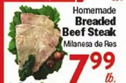 Rio Valley Market Homemade Breaded Beef Steak offer