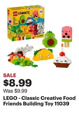 Best Buy LEGO - Classic Creative Food Friends Building Toy 11039 offer
