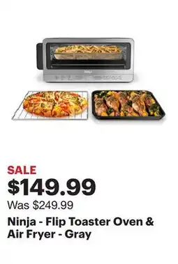 Best Buy Ninja - Flip Toaster Oven & Air Fryer - Gray offer