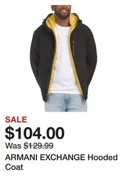 Marshalls ARMANI EXCHANGE Hooded Coat offer