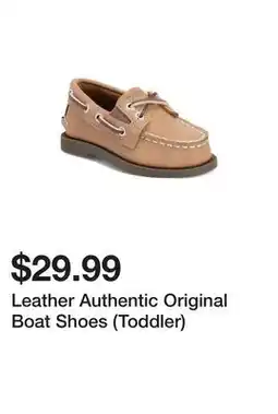 Marshalls Leather Authentic Original Boat Shoes (Toddler) offer