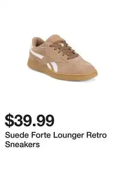 Marshalls Suede Forte Lounger Retro Sneakers offer