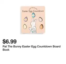 Marshalls Pat The Bunny Easter Egg Countdown Board Book offer