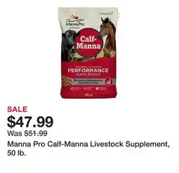 Tractor Supply Company Manna Pro Calf-Manna Livestock Supplement, 50 lb offer