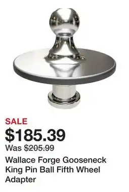 Tractor Supply Company Wallace Forge Gooseneck King Pin Ball Fifth Wheel Adapter offer