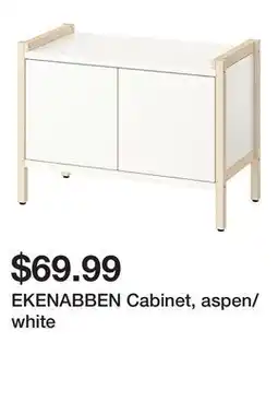Ikea EKENABBEN Cabinet, aspen/white offer