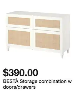 Ikea BESTÅ Storage combination w doors/drawers offer