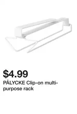 Ikea PÅLYCKE Clip-on multi-purpose rack offer