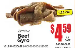 Jetro DEVANCO Beef Gyro offer