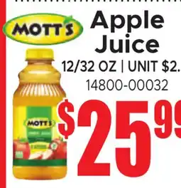 Jetro Apple Juice offer