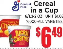 Jetro Cereal in a Cup offer