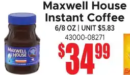 Jetro Maxwell House Instant Coffee offer