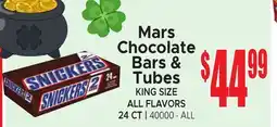 Jetro Mars Chocolate Bars & Tubes offer