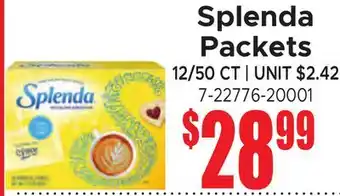 Jetro Splenda Packets offer