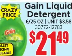 Jetro Gain Liquid Detergent offer