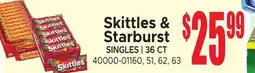 Jetro Skittles & Starburst offer