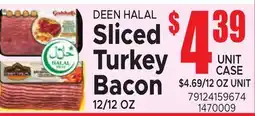 Jetro DEEN HALAL Sliced Turkey Bacon offer