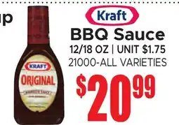 Jetro Kraft BBQ Sauce offer