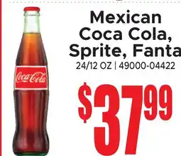 Jetro Mexican Coca Cola, Sprite, Fanta offer
