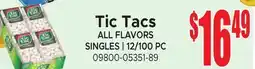 Jetro Tic Tacs ALL FLAVORS offer